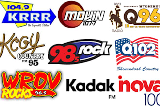 do music advertisement and promotion virginia, wyoming radio