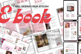 design your ebook, workbook, worksheet, lead magnet, checklist design