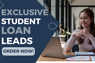 be your social media ad expert for student loan business loan student loan leads