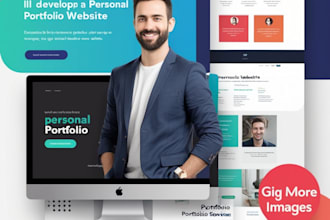 design and develop your stunning personal portfolio website