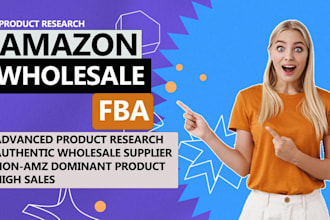 launch your amazon wholesale fba and wholesale product research