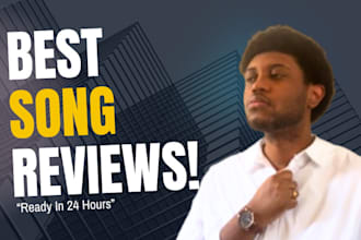 review, critique and give feedback on your rap song on video