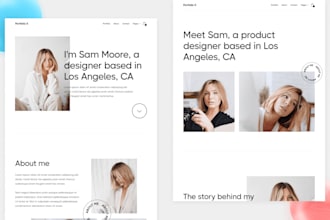 design and develop portfolio website, figma and webflow