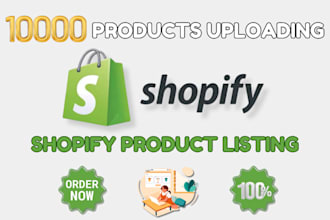 do shopify bulk product listing and data entry
