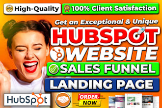 build hubspot website, hubspot landing page, hubspot crm, custom template