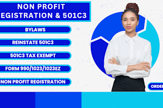 do non profit registration, reinstate 501c3, bylaws, 501c3 tax exempt, form 990