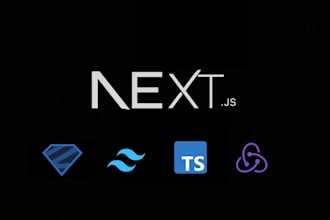 create a website with nextjs, tailwind, typescript, and strapi