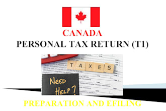 prepare and efile personal tax returns t1 canada