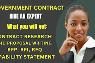 prepare winning bid proposal rfp rfq for tender UK bids healthcare tender nhs