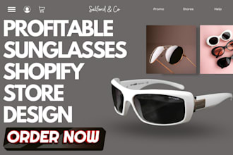 design sunglasses shopify store eyeglasses jewelry store fashion website