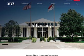 help you with a responsive well design political website with a unique features
