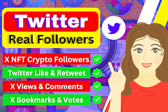 do twitter x marketing manager organic growth and gain real followers