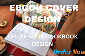 design beautiful cookbook cover that will attract reader ebook cover and recipe