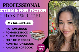 be your ghost book writer self help ebook fiction romance nonfiction ghostwriter
