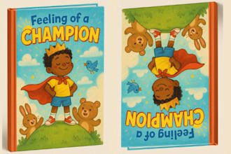 decorate amazon kdp kids book cover design, ready for publish amazon book blurb