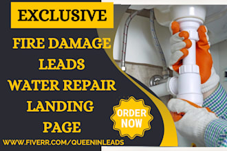 generate water repair water restoration fire damage handyman water damage leads