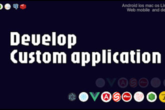 build custom web apps, dashboards, and micro saas solutions