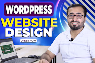do wordpress website development design or redesign wordpress business website