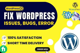 fix wp errors and repair wordpress bugs swiftly