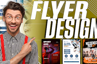 creative flyer design marketing, event business