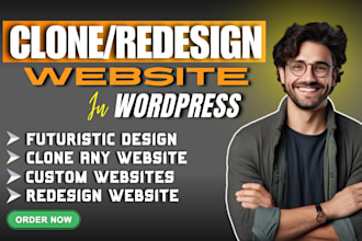 duplicate website copy clone website or redesign wordpress website