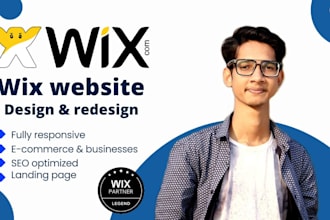 create wix website redesign custom wix website design wix website