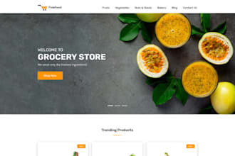 build grocery store website, supermarket, grocery website with delivery feature