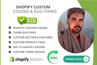 do shopify custom coding bug fixing and speed optimization