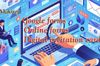 make online forms and digital invitation cards