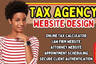 law firm website attorney website tax agency website tax calculator website