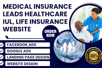 generate medical insurance leads healthcare life insurance iul insurance website