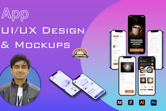design a creative UI UX for your ios or android mobile app