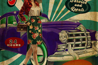 design vintage,event and social media posters for you