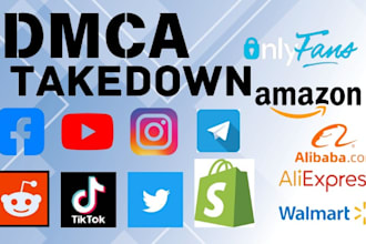 send dmca takedown report to facebook ig reddit x yt tiktok telegram google