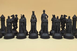 create and 3d print artistic models and sculptures