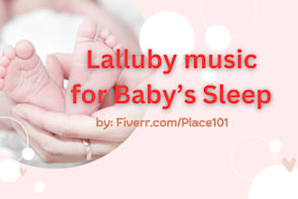 create lullaby music for baby falling to sleep