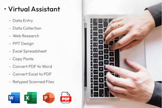 handle PPT, word, and excel data tasks