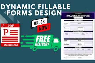 convert and design pdf into dynamic fillable and interactive document and form