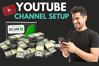 create and setup youtube channel