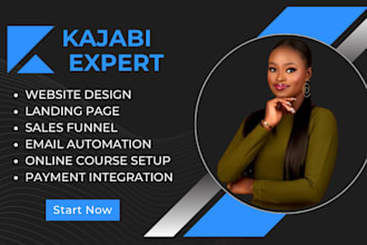 kajabi website design, kajabi online course, kajabi sales funnel, landing page