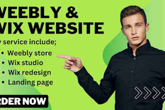 design wix website,weebly store,weebly website and wix studio