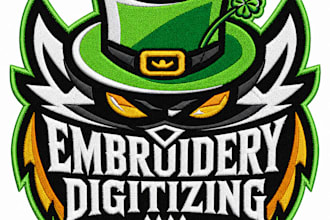 convert your logo to dst,pes,jef,exp using wilcom fast embroidery digitizing
