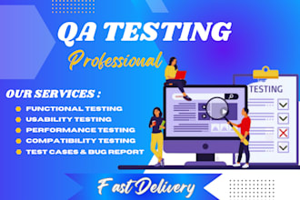 do expert QA manual testing, reviews for your software, app, website, and game