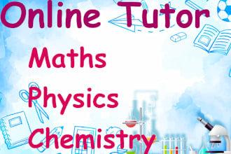 be your math physics chemistry calculus linear algebra discrete math tutor