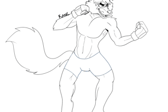 cheap lineart furry commission sfw nsfw