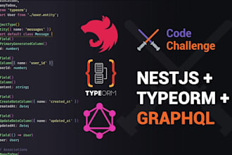 be your nestjs and graphql expert for developing apis