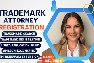 be your licensed trademark USA, UK trademark brand registration attorney, uspto