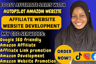 develop high profitable autopilot amazon affiliate website affiliate marketing