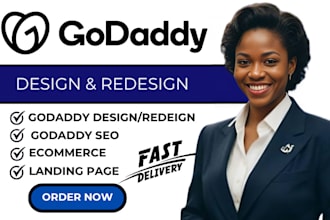 godaddy website design godaddy website redesign, develop godaddy website design