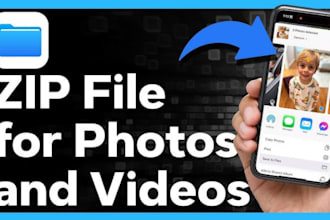 create you zip archive with stock images